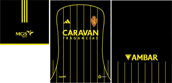 Real Zaragoza Away Kit 25