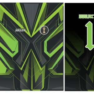 Black geometric Green VS25