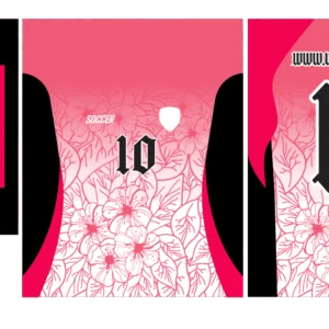 Design Flores Rosa-Negro