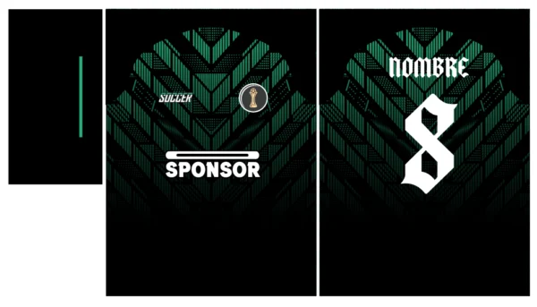 Design Lineas Verde Negro