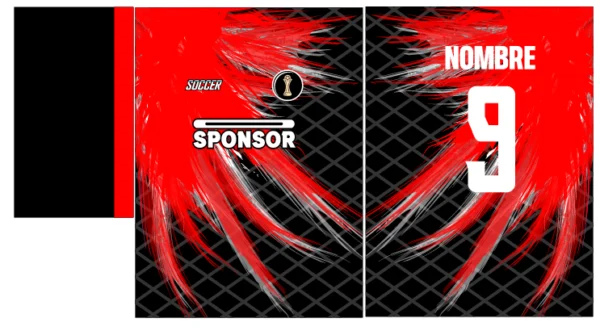 Jersey brush rojo 25