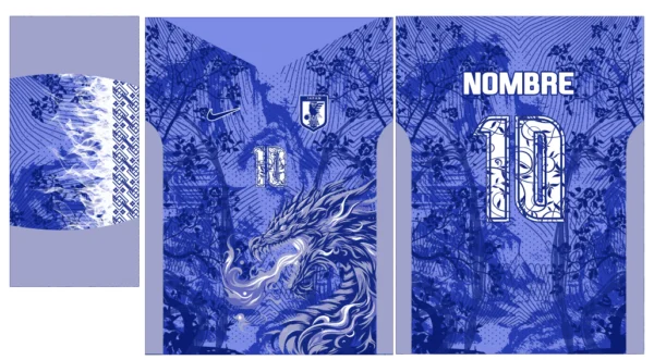 Japon Fantasy Dragon Blue