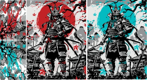 Samurai Japones Duo-Color
