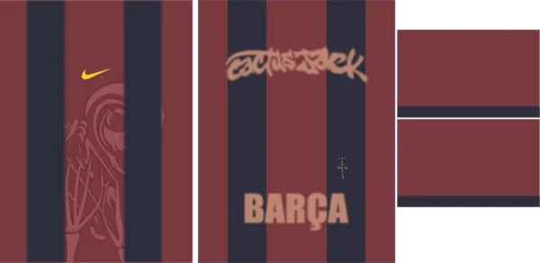 Barcelona FC Retro Rojo