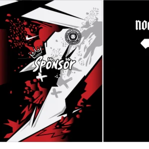 Design Negro Rojo Blanco VS25