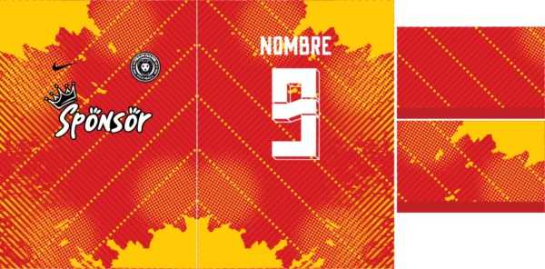 Fergus Jersey Rojo y Amarillo VS25