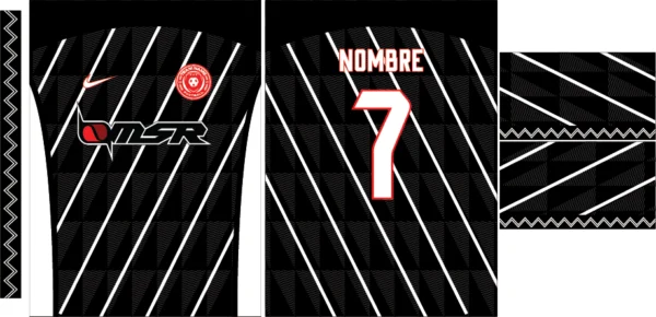 Jersey negro Trama lineal VS25