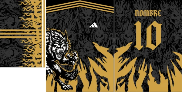 Lobo Negro Dorado Interclasse 25