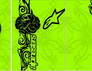 Motocross Alpinestar Neon