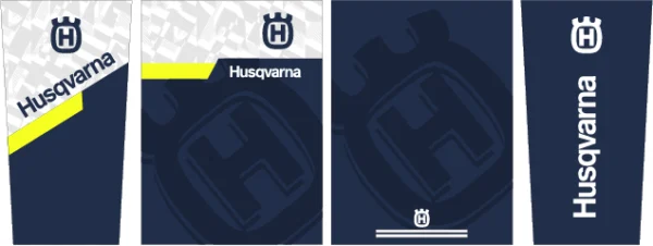 Motocross Husqvarna Azul
