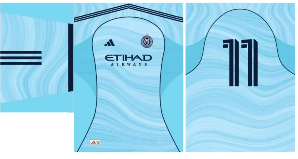 New York City Wave Blue