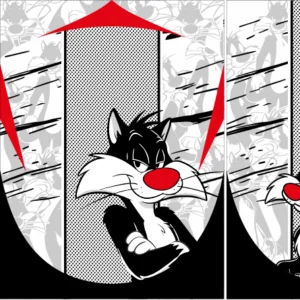 Silvestre Looney Tunes Black