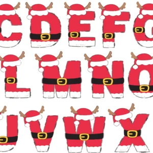 Abecedario Navidad 25