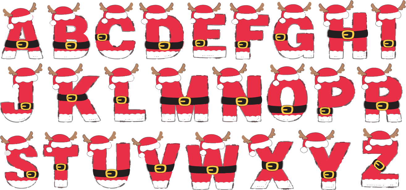 Abecedario Navidad 25