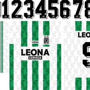 Atlético Nacional Home Kit Retro 95