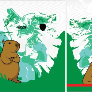 Capibara Verde Blanco