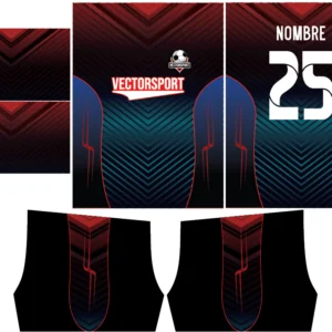 Fransport Jersey azul y rojo 26