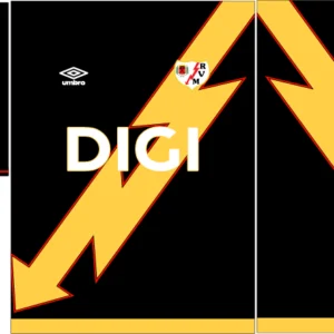 Rayo Vallecano Third Kit 25