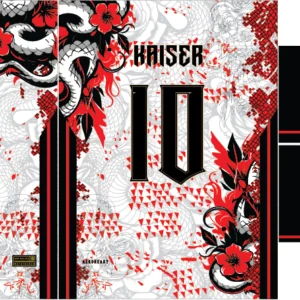 Serpiente Floral Roja Interclasse 25