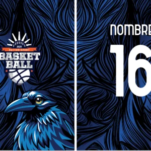 Baloncesto Jersey Cuervo Azul 26