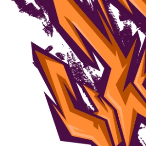 Design Geometric Naranja Grunge