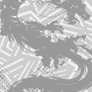 Dynamic Dragon gris gometric