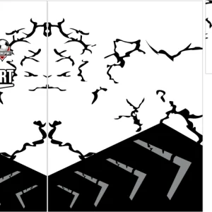 Geometric Blanco Negro 3