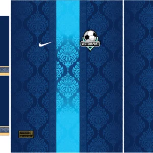 Jersey floral azul - celeste VS26