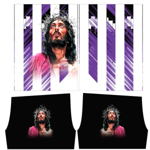 Jesus Futsalero Morado Negro