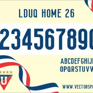 Liga Deportiva Universitaria de Quito Tipografía 26