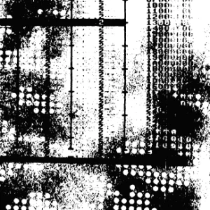 Textura Grunge Binario Number