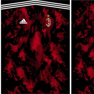AC Milan Dark Red Grunge