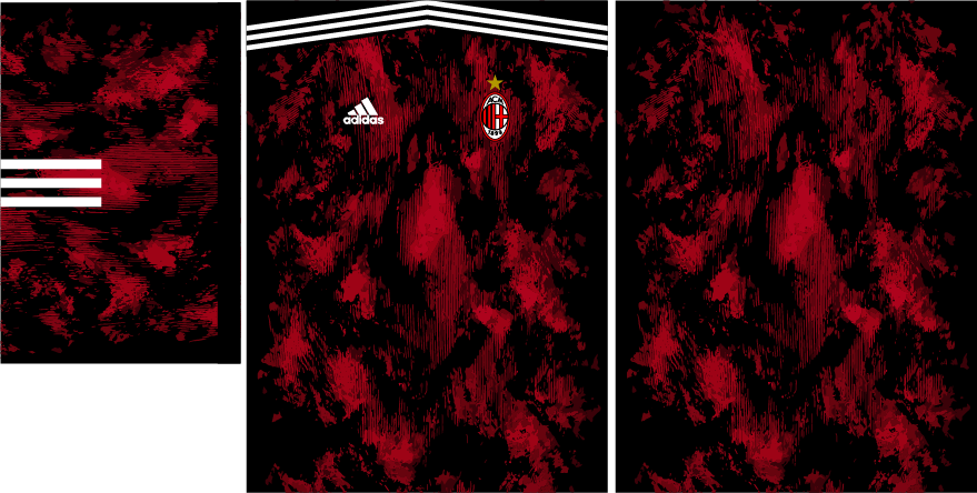 AC Milan Dark Red Grunge
