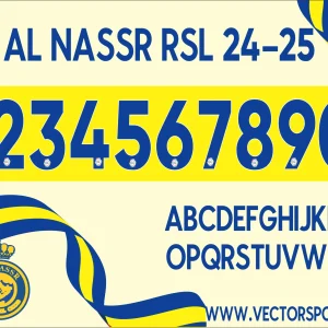 Al Nassr 24-25 Tipografía