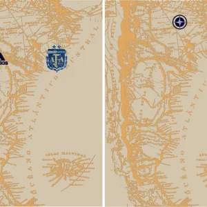 Argentina Golden Mapa Concept