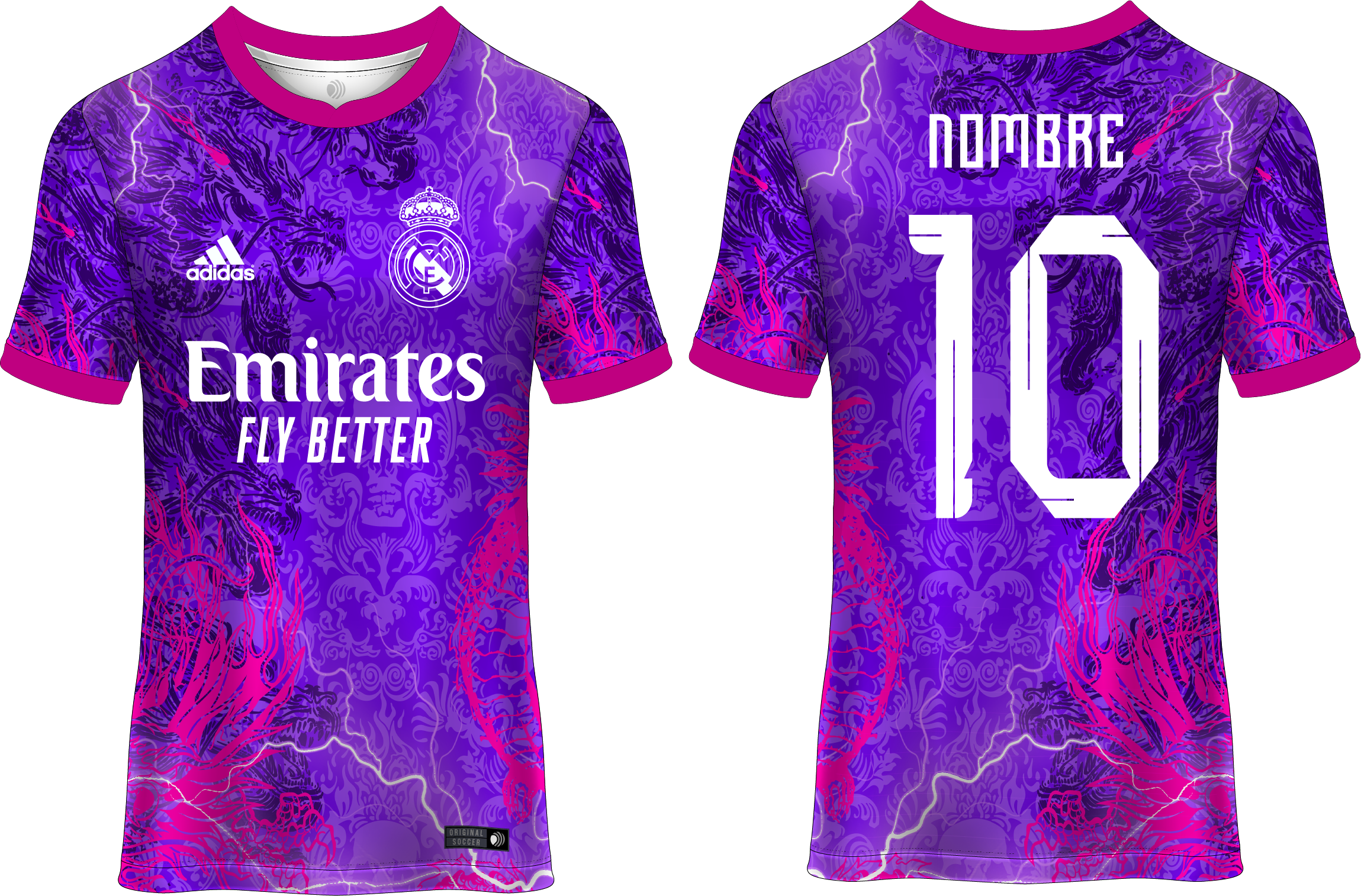 Real Madrid Dragón vector