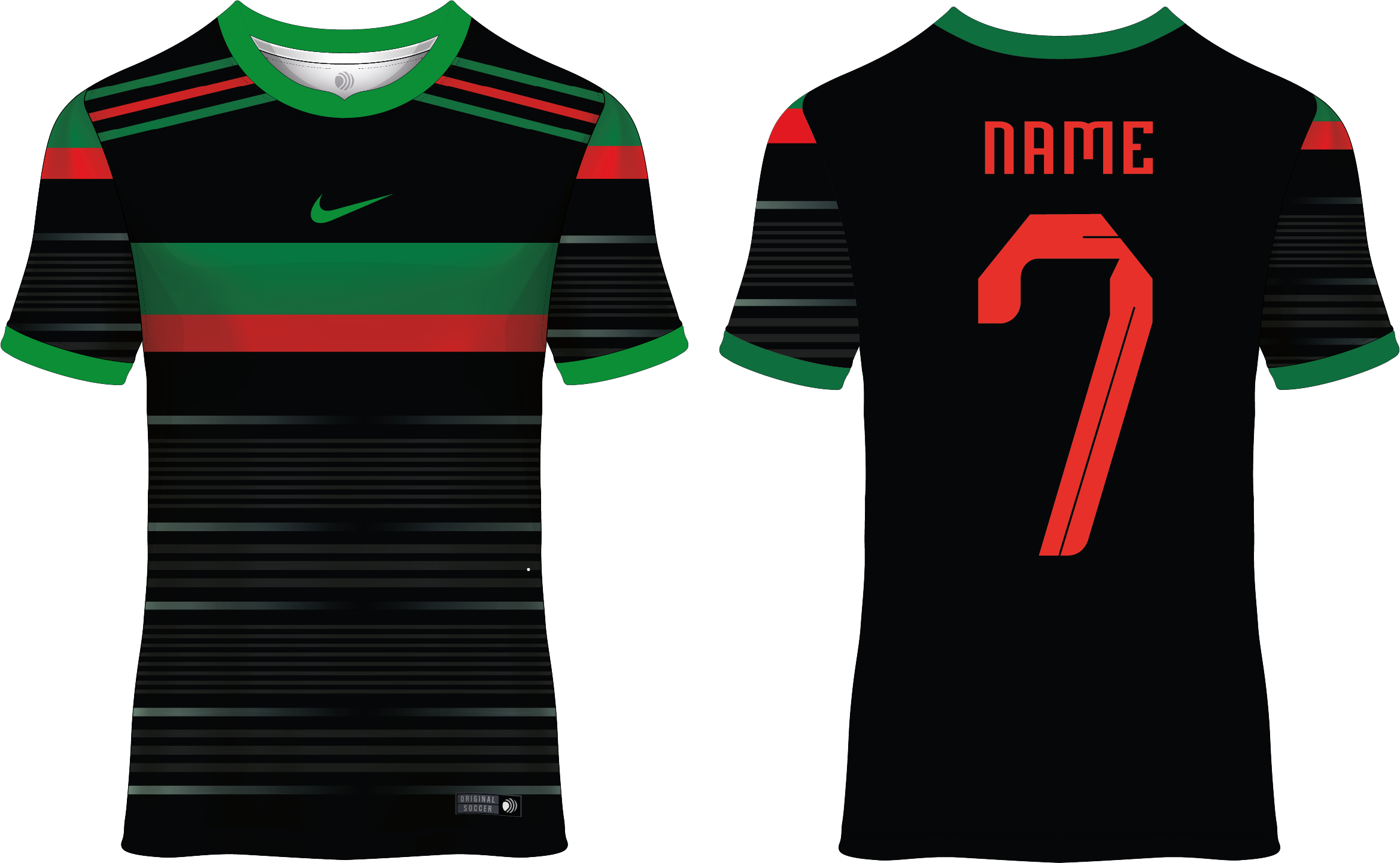 Vector Camiseta lineas Negro