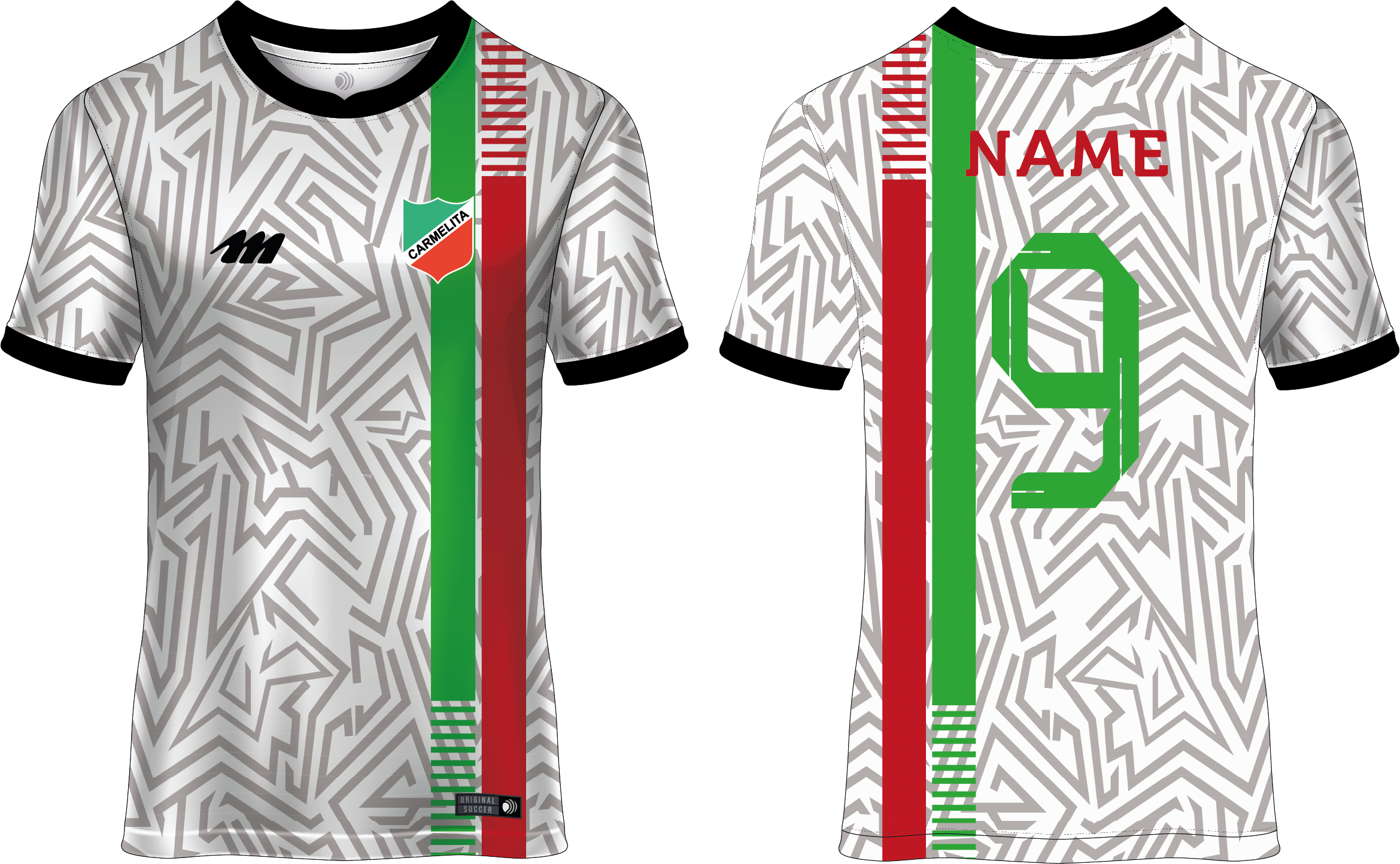 Diseño vector ASOCIACIÓN DEPORTIVA CARMELITA