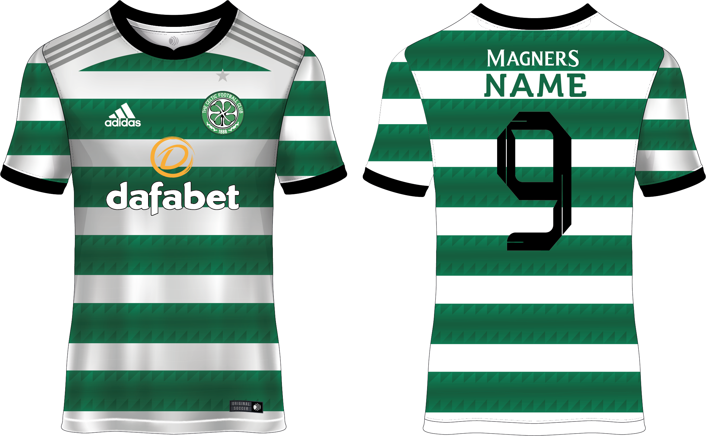 Camiseta Vector CELTIC FOOTBALL CLUB 2022-23