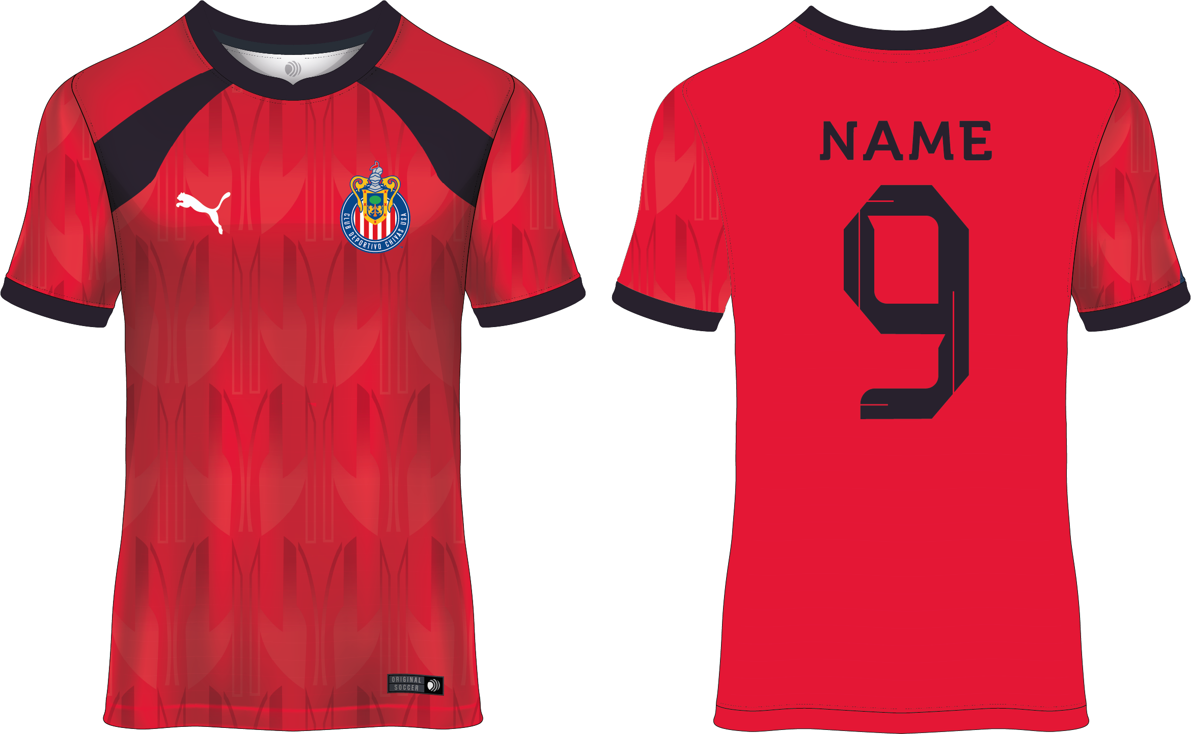 Camiseta Vector Chivas - USA
