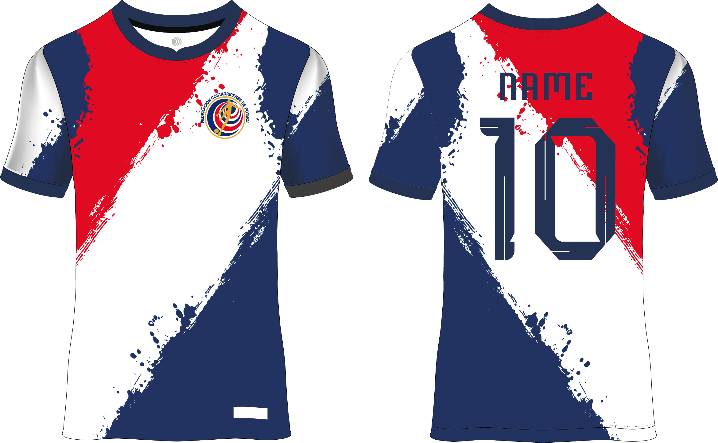 Camiseta vector COSTA RICA fantasy