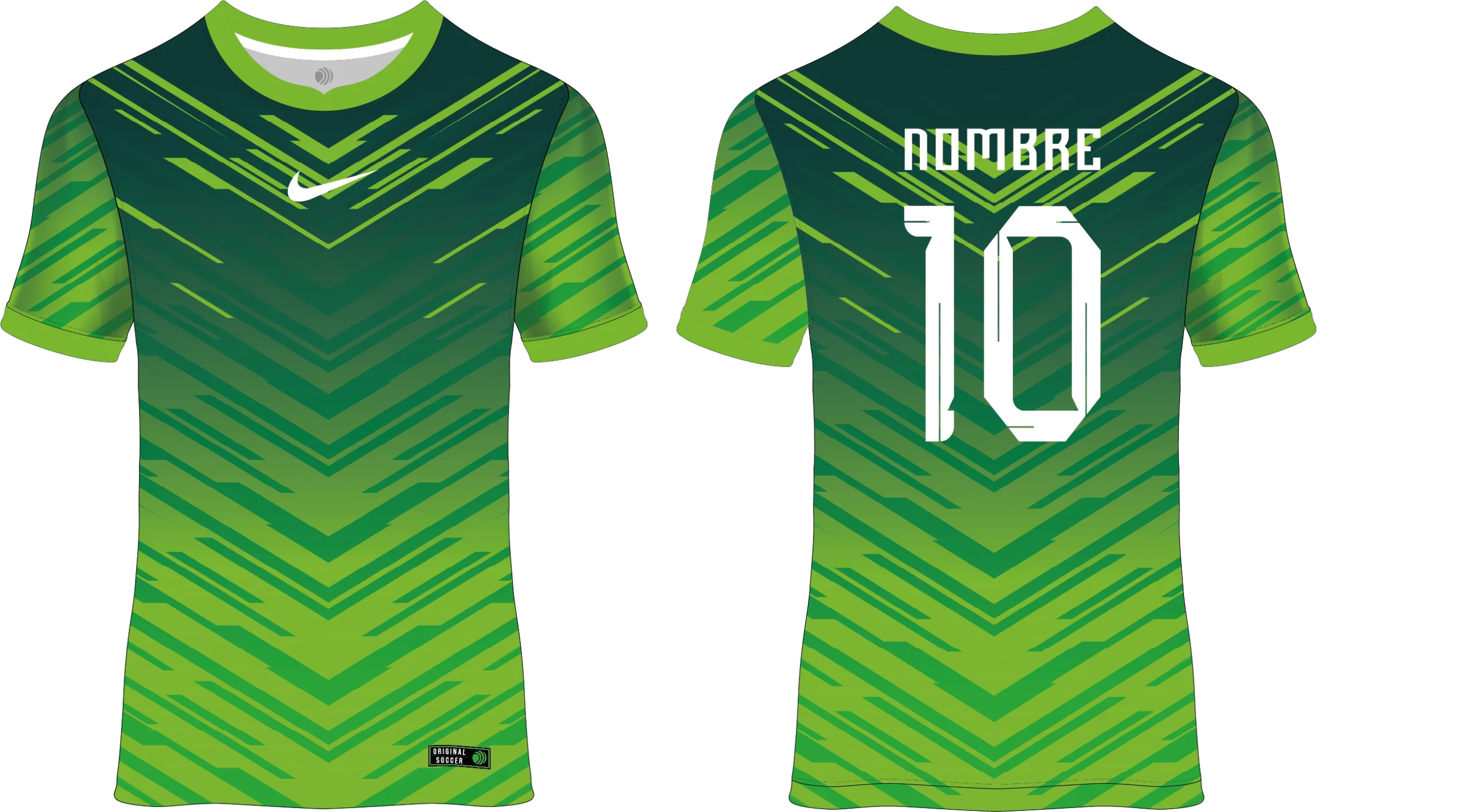 Camiseta vector efecto degradado