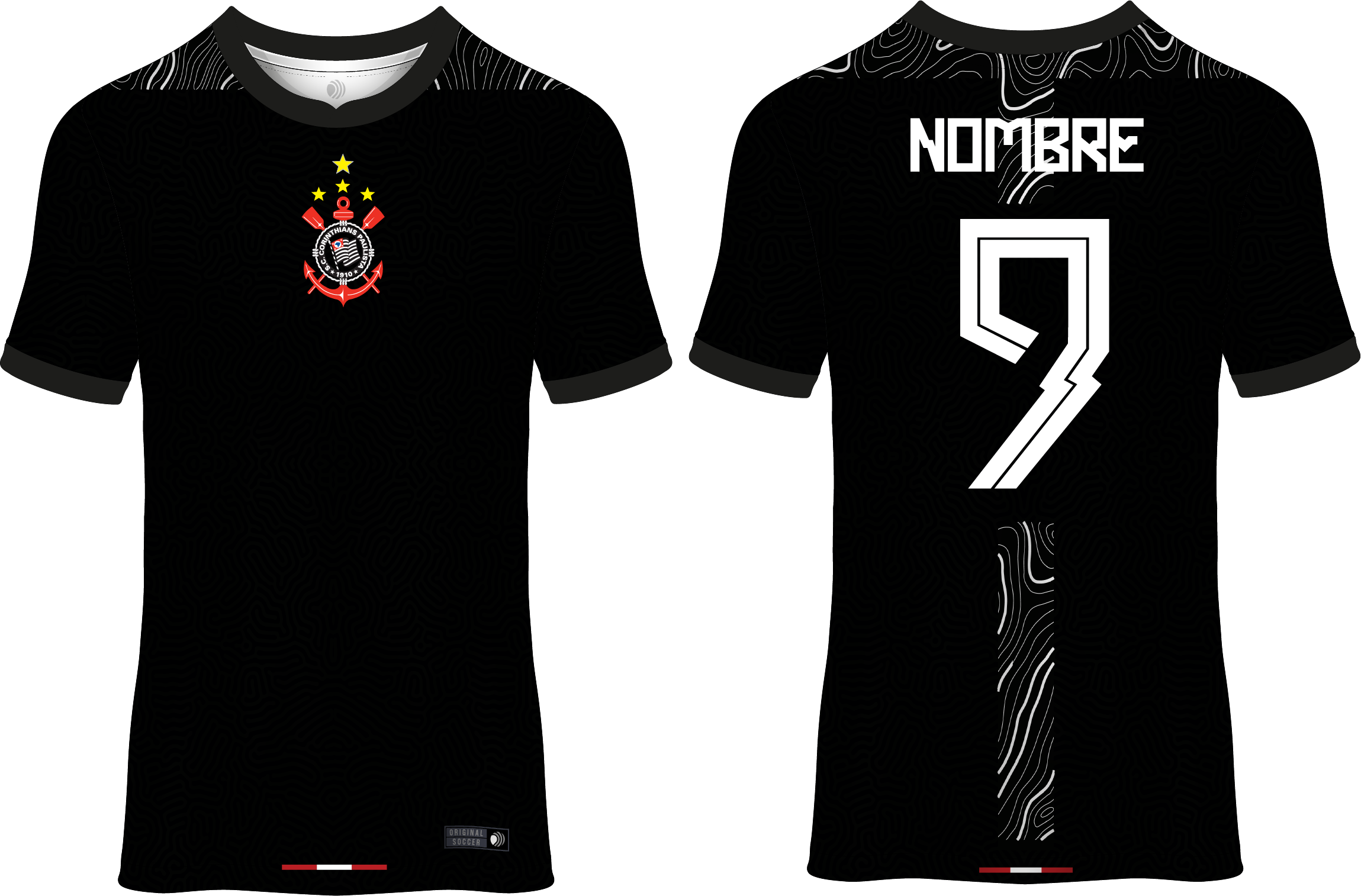 Camiseta VECTOR JERSEY Negro