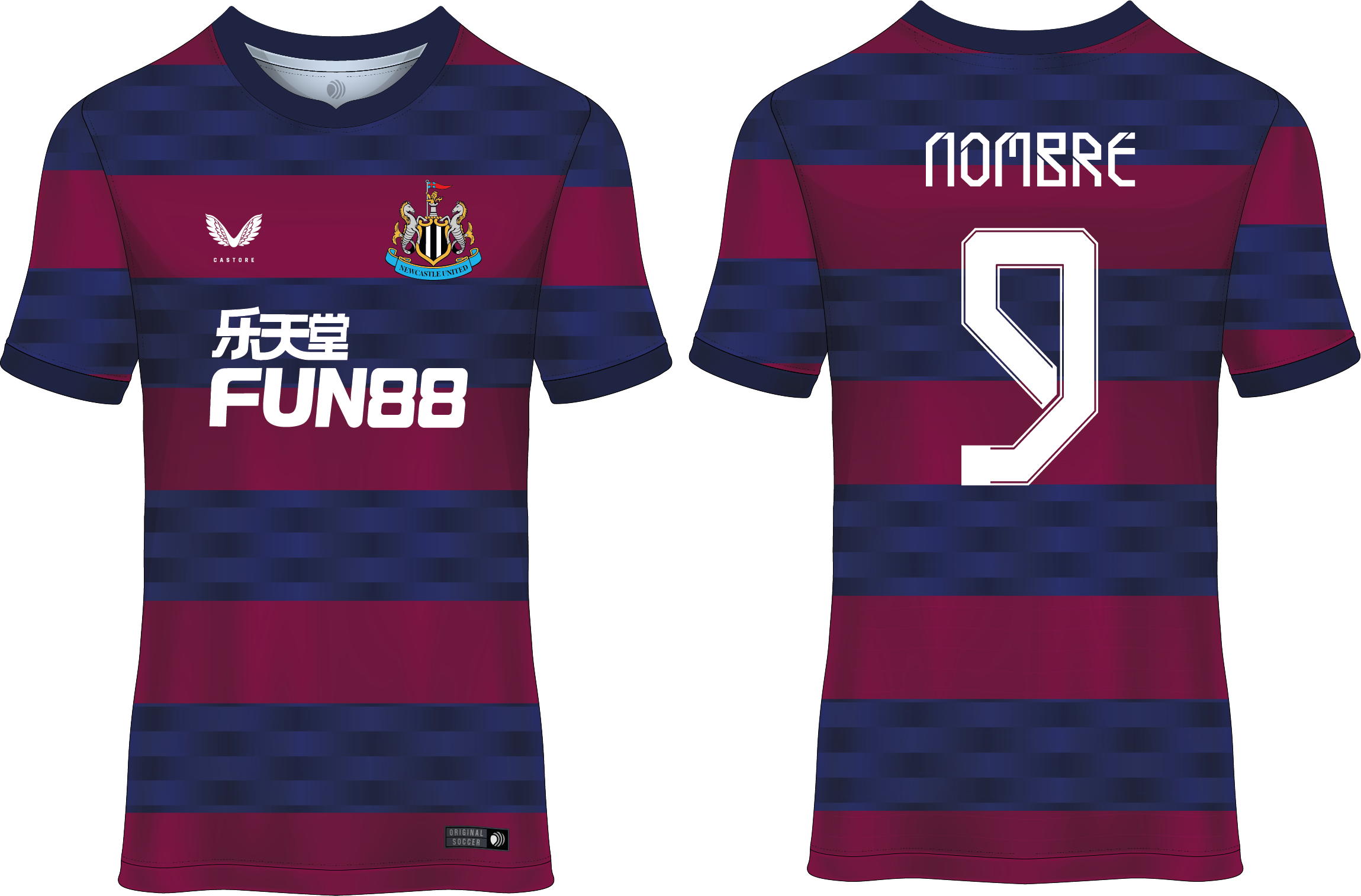 Vector Fan NEWCASTLE UNITED FOOTBALL CLUB 2023