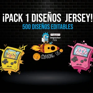 Pack 1 diseños Jersey