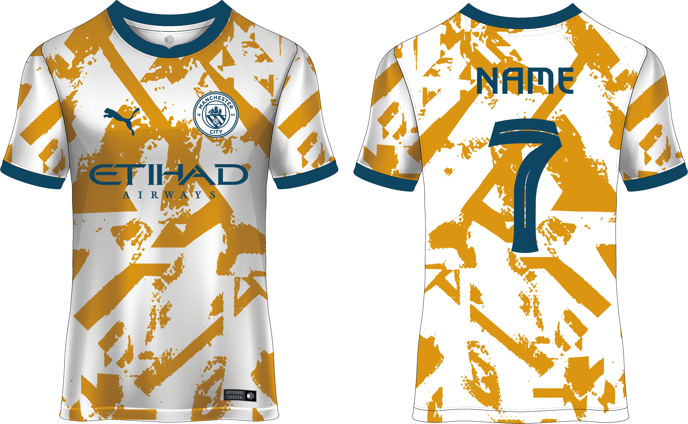 Manchester City Geometric Vector