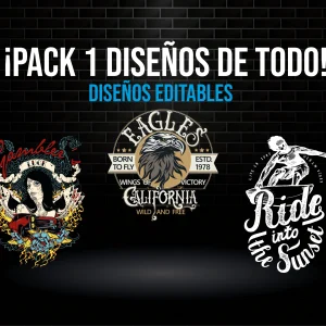 Pack 1 diseños de Todo