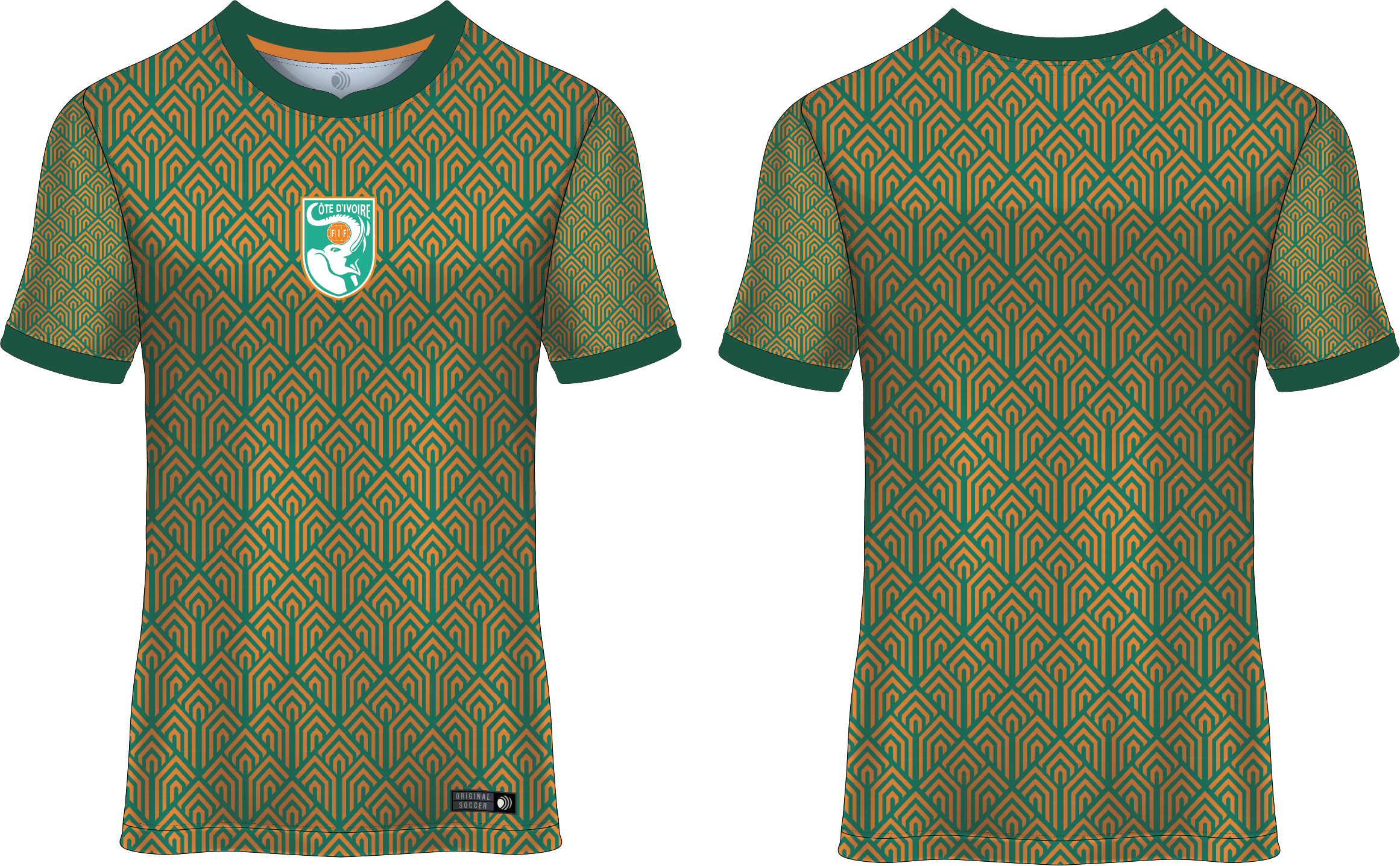 Costa De Marfil Jersey Vector
