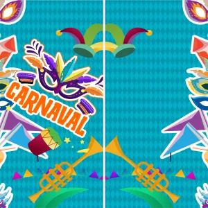 Carnaval 2025 Turquesa