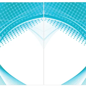 Chinito Celeste Curva Circulo